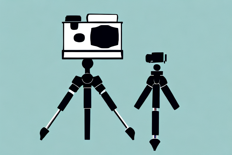 A camera on a tripod capturing a wide