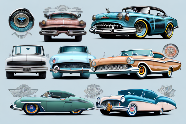 A variety of beautiful cars from different eras and styles