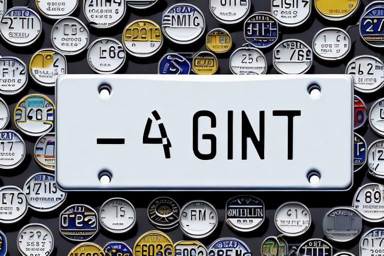 A german license plate with the acronym "pin"