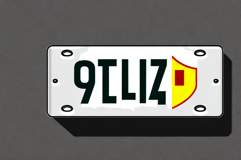 A german license plate with the letter 'u' prominently displayed