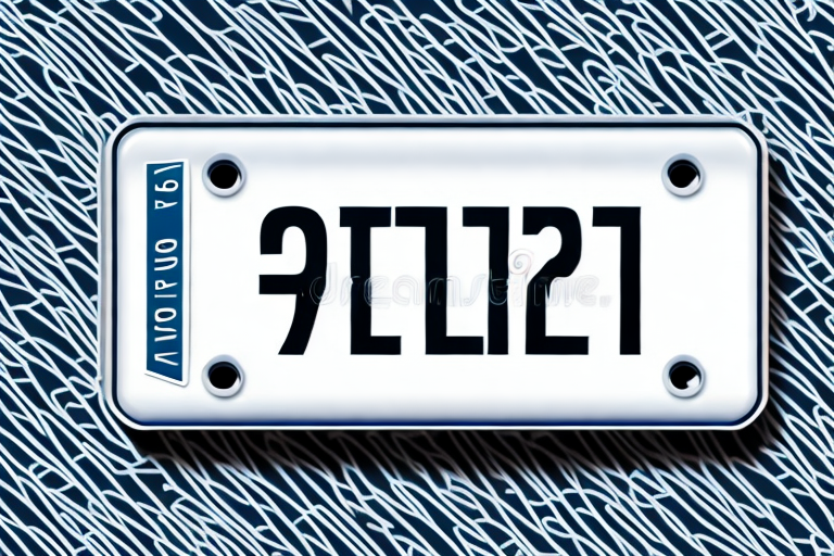 A german license plate with blurred out numbers