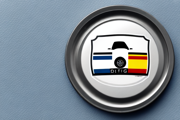 A parking disc set according to the german highway code (stvo)