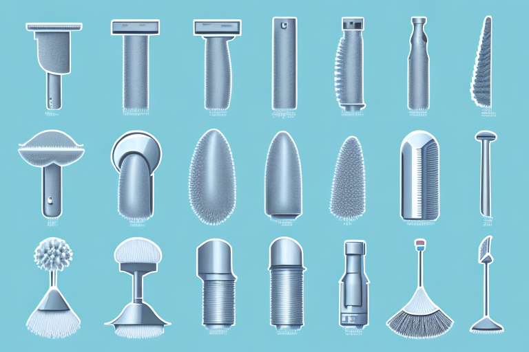 Various types of cleaning nozzles