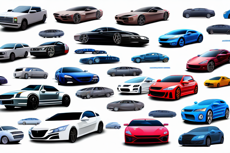 Various imported cars from different angles