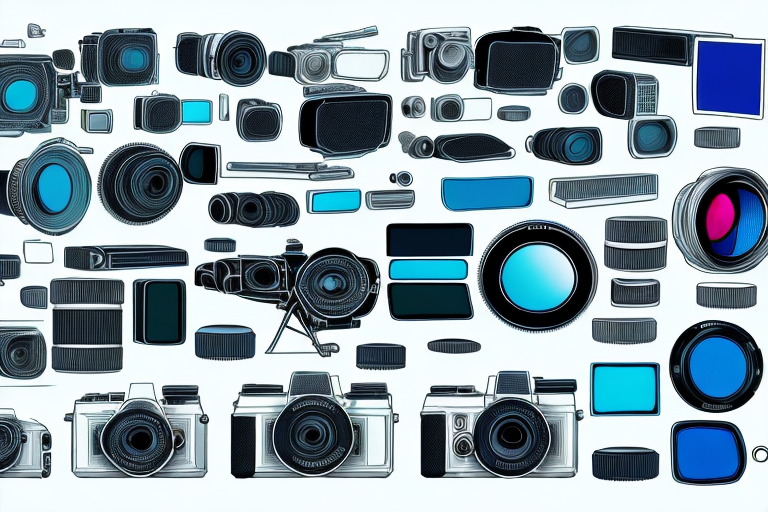 Various types of camera filters
