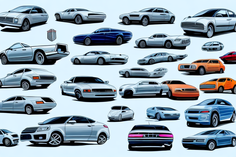 Several different types of used cars in good condition