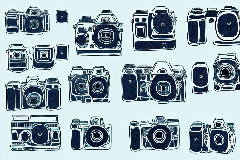 Several different camera models