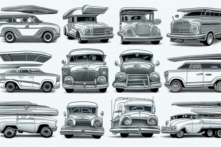 Several different styles of cars