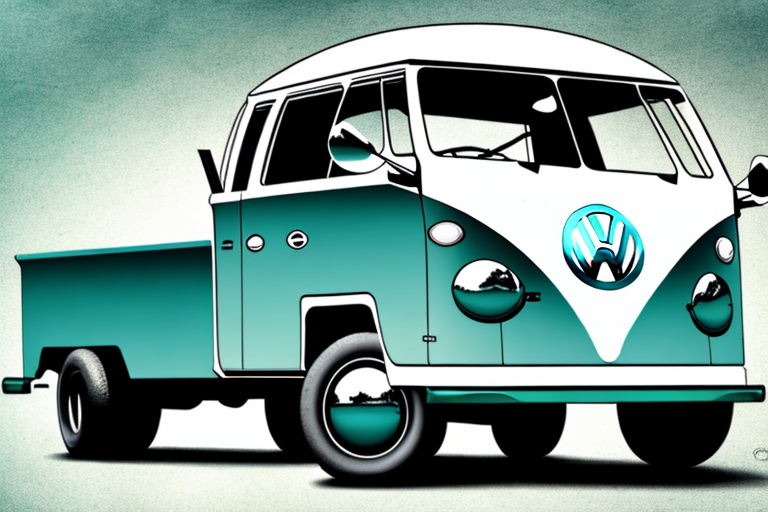 An old vw truck to represent the historical aspect of the company