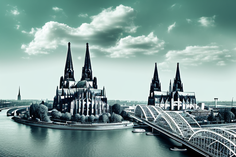 Iconic landmarks in cologne